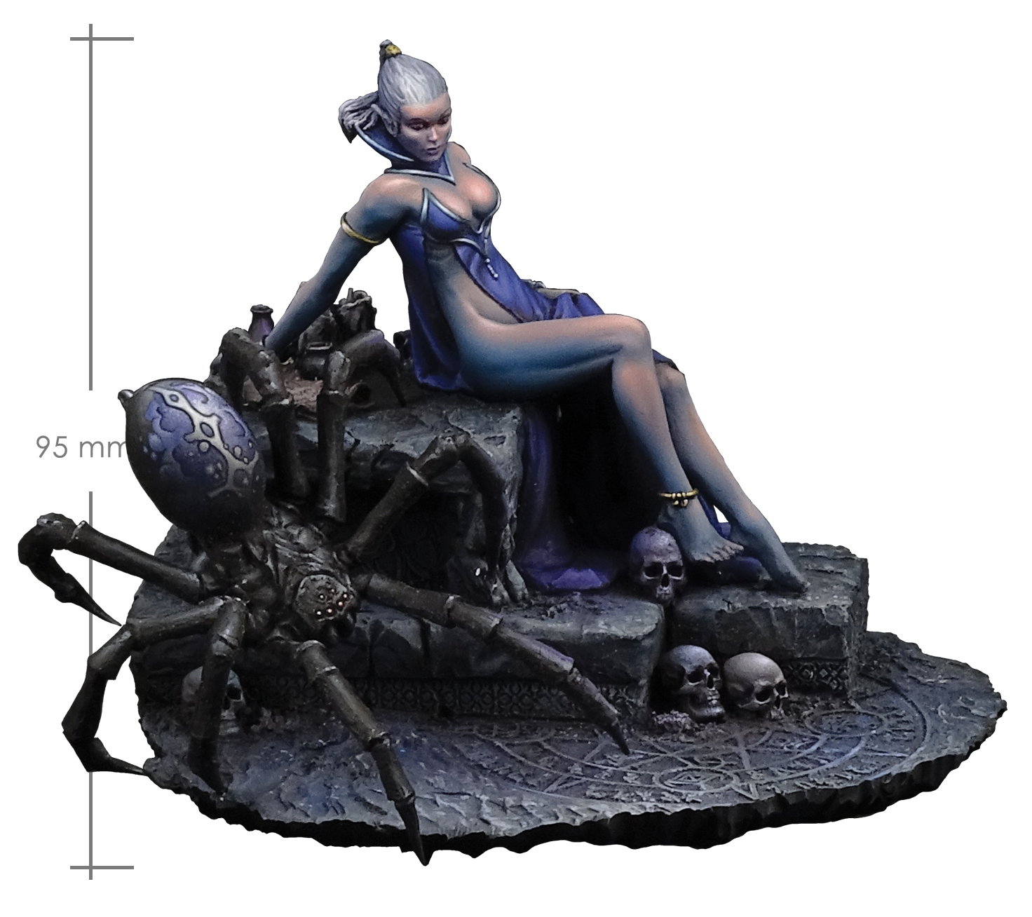 Dark Elf Priestess_ Michael Kontraros Collectibles